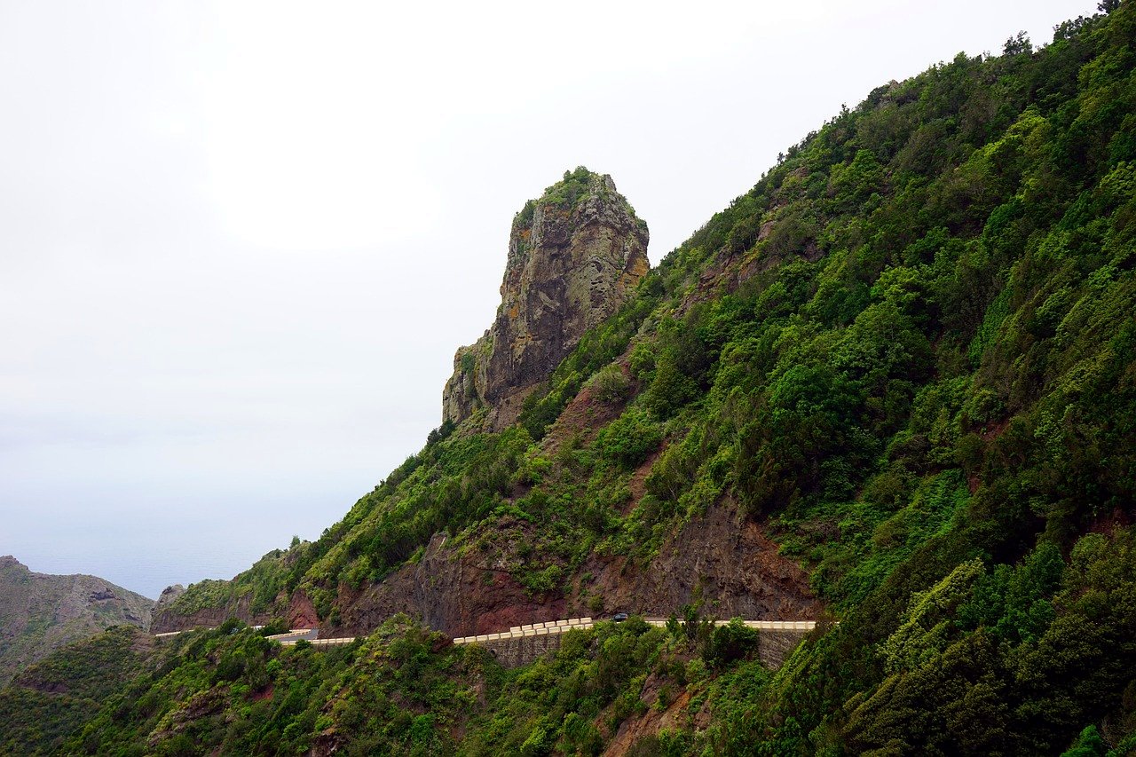 Tenerife krajina silnice