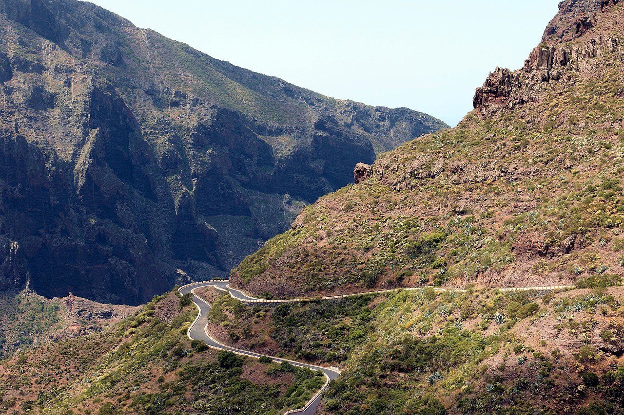 Tenerife krajina silnice