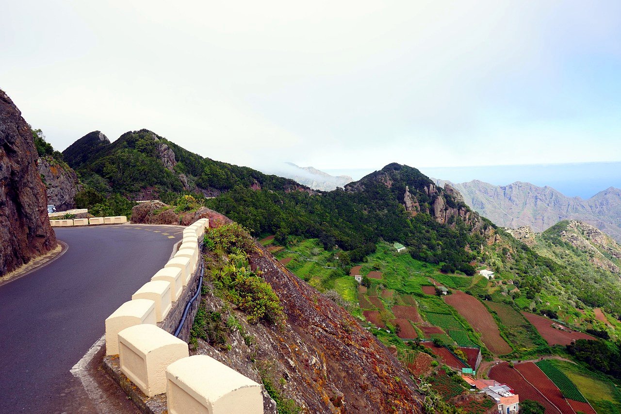 Tenerife krajina silnice