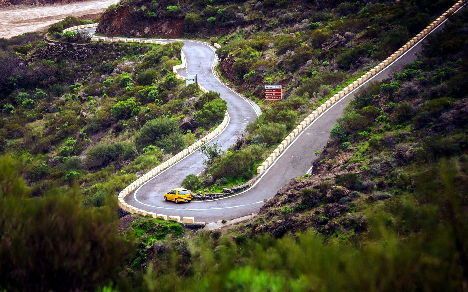 Tenerife krajina silnice
