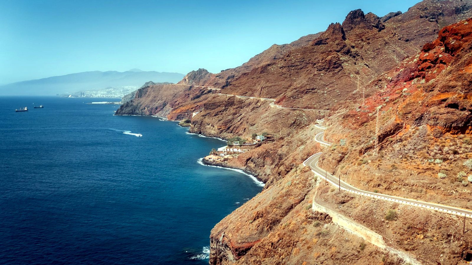 Tenerife krajina silnice
