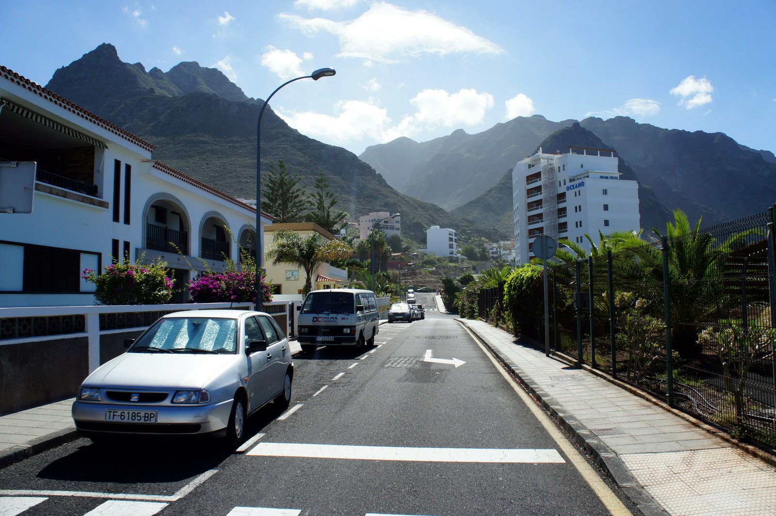 Tenerife krajina silnice