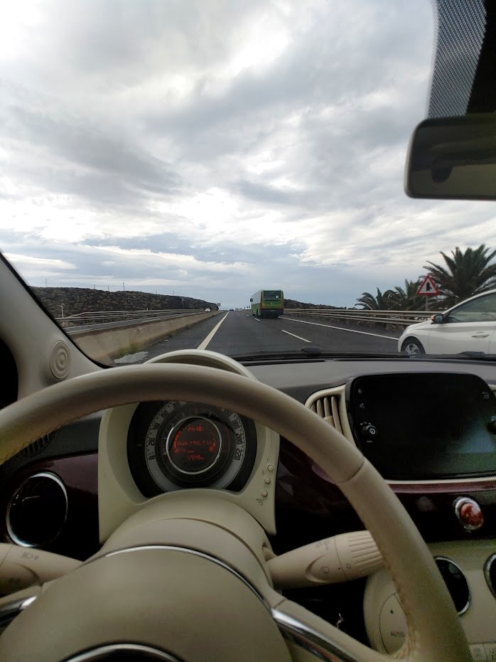 Goldcar Fiat interier